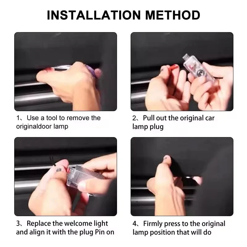 Transform Your Infiniti with Our Stunning Car Door Projector Lamp - Welcome Light for Q50, Q70, QX50, and More!